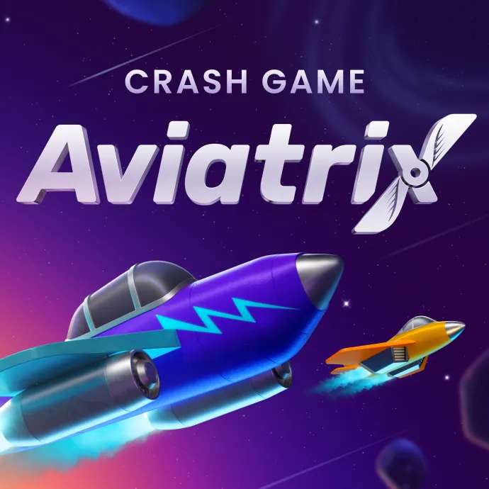 Ficha del crash game Aviatrix exhibida en el lobby público.
